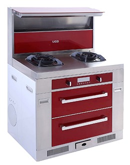 91麻豆精品91久久久久同性側吸油煙機套裝天健G05-R麻豆高清无码紅色